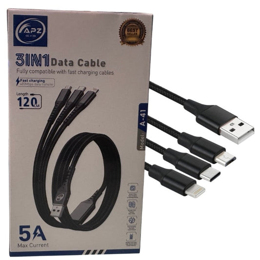 3-in-1 Fast Charging Cables