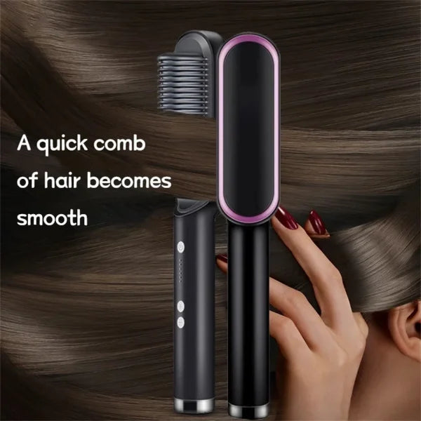 Hair Straightener Brush & Styler | Model 909