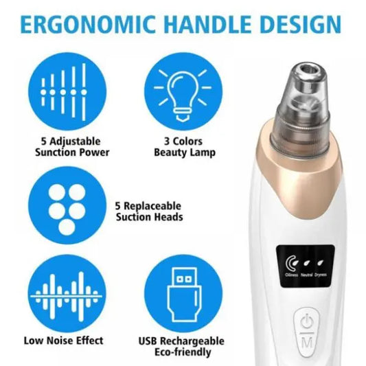 Blackhead Removal Machine | 5-in-1 Pore Vacuum