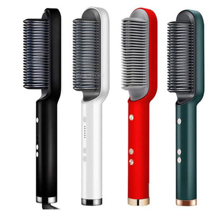 Hair Straightener Brush & Styler | Model 909