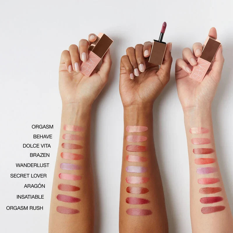 Brazen | NARS Afterglow Liquid Blush 7ml Buildable Hydrating Blush with Sodium Hyaluronate and Vegan Protein