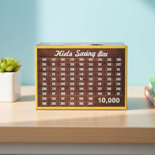 Money Wooden Saving Box