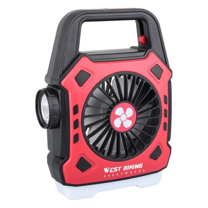 Camping Fan with LED Light, Flashlight & Power Bank