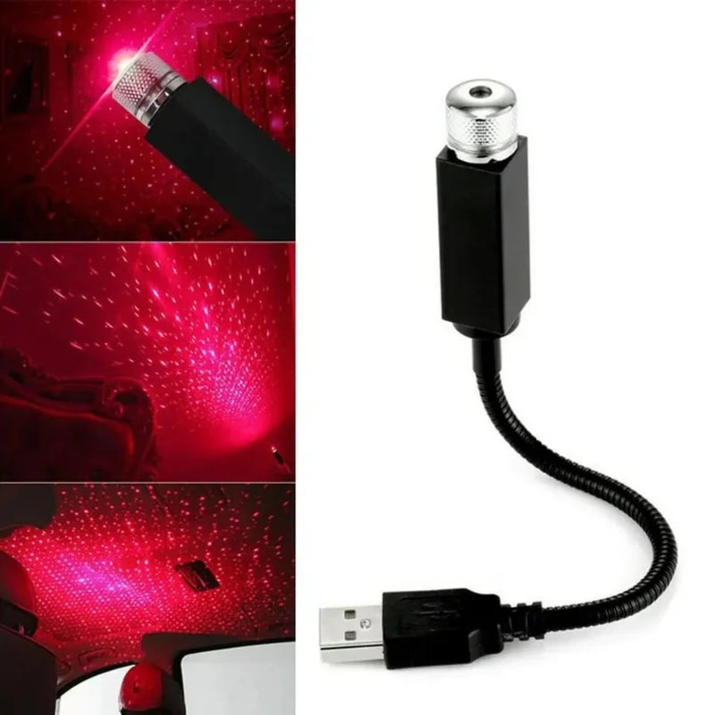 USB Mini Star Projection Light | Galaxy Projector for Home & Car