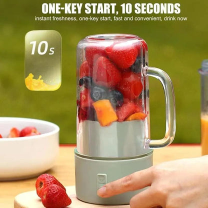Crusher Juicer 2-in-1 Mini Blender | USB Rechargeable | 6-Blade