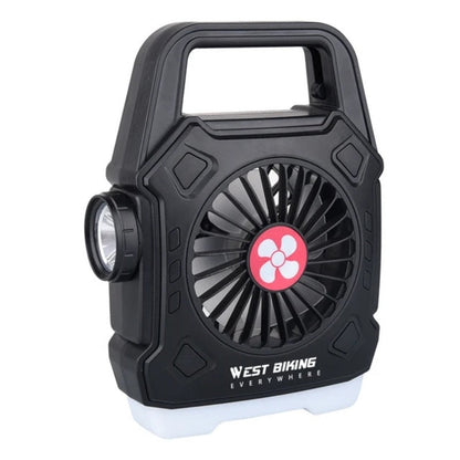 Camping Fan with LED Light, Flashlight & Power Bank