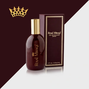Royal Mirage Eau De Cologne Spray 120ml | Long-Lasting Unisex Perfume
