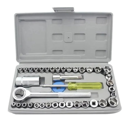 40 PCS Aiwa Socket Wrench Tool Kit