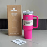 Stanley 40 Oz (1200ML) Stainless Steel Tumbler with Handle & Straw | Hot & Cold Vacuum Insulated Cup