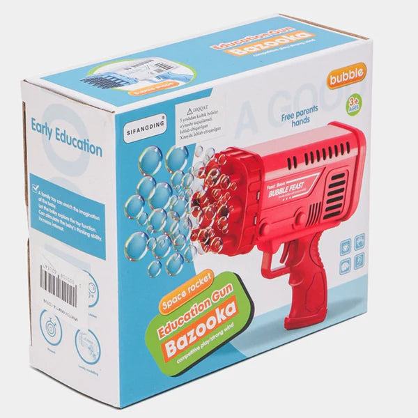 Bazooka Bubble Water Gun | 36-Hole Automatic Bubble Maker for Kids