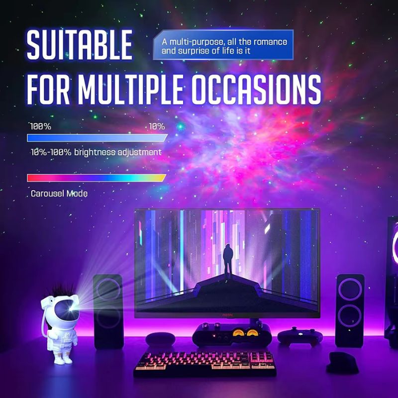 Astronaut Star Projector Night Light