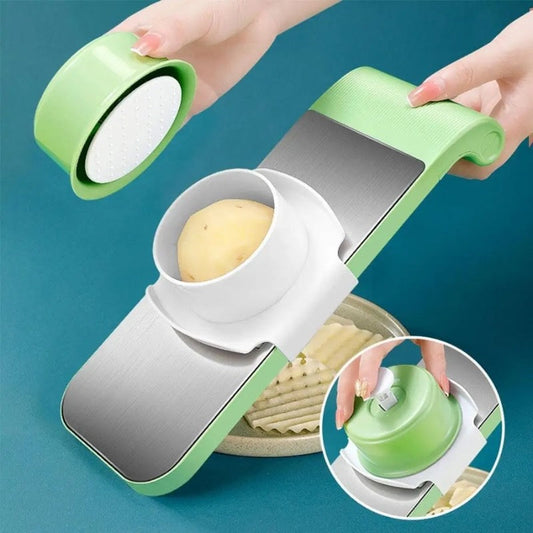 Multifunctional 5-Blade Vegetable Cutter & Grater