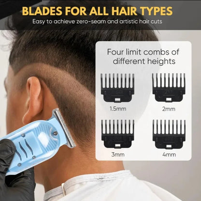 Daling Transparent LCD Electric Hair Trimmer FR-D-8268
