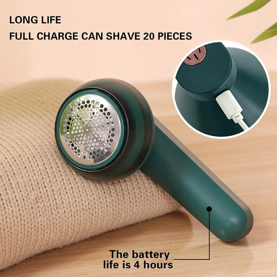 Rechargeable Electric Lint Remover – Fabric Shaver for Clothes, Sweaters & Blankets
