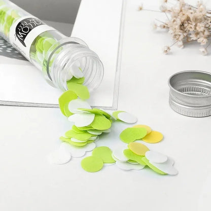 Disposable Soap Paper Flakes in Flower Tube Bottle
