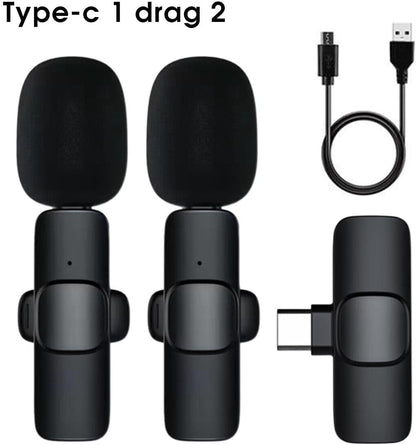 Microphone K9 Dual Wireless Lavalier