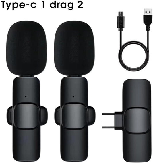 Microphone K9 Dual Wireless Lavalier