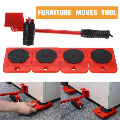 Heavy Furniture Mover Tool Set 5-in-1