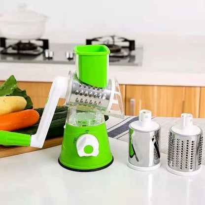 Drum Grater Manual Vegetable Cutter Slicer