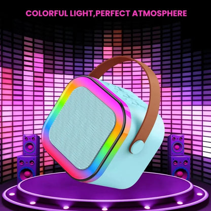 Karaoke Portable Wireless Bluetooth Speaker with Microphone Sound System for Singing and Parties