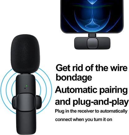 Microphone K9 Dual Wireless Lavalier