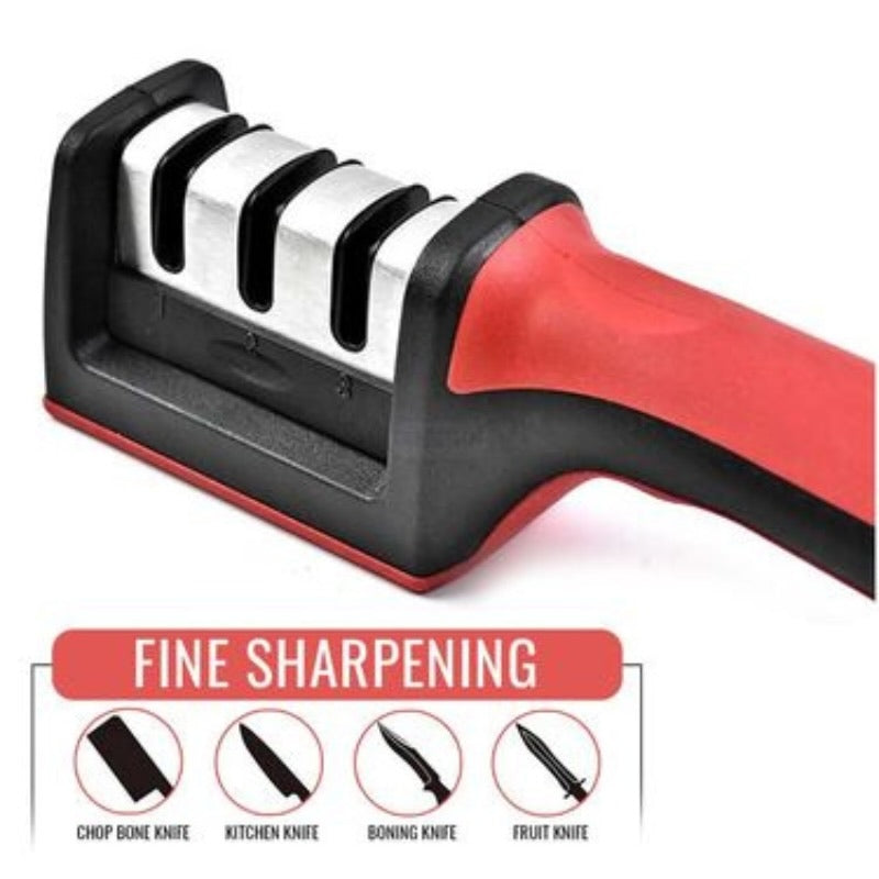 Super Sharp 3-Stage Knife Sharpener (with Ceramic Peeler)