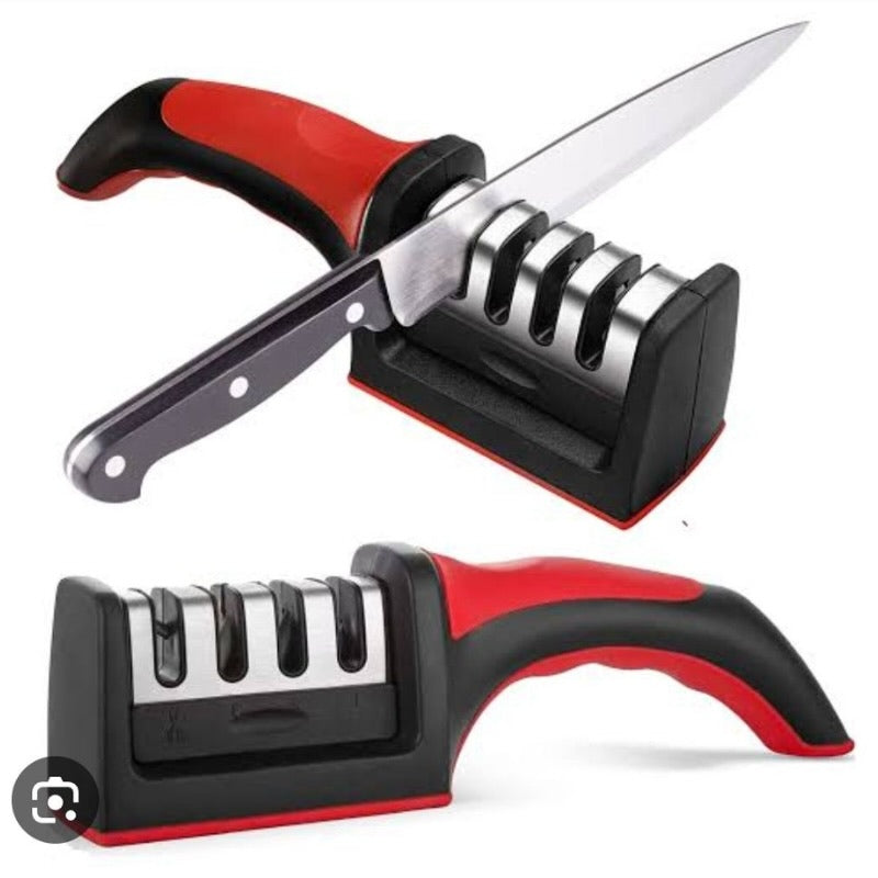 Super Sharp 3-Stage Knife Sharpener (with Ceramic Peeler)