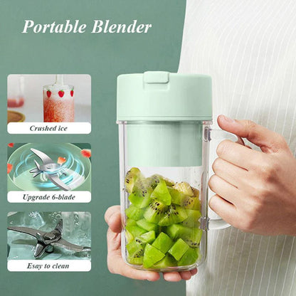 Crusher Juicer 2-in-1 Mini Blender | USB Rechargeable | 6-Blade