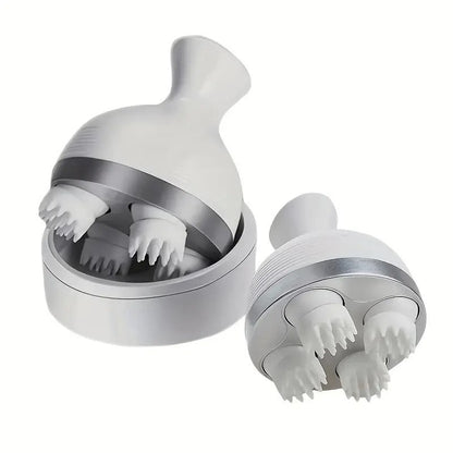 Electric Scalp Massager with 4 Clusters Full-Body Relaxation