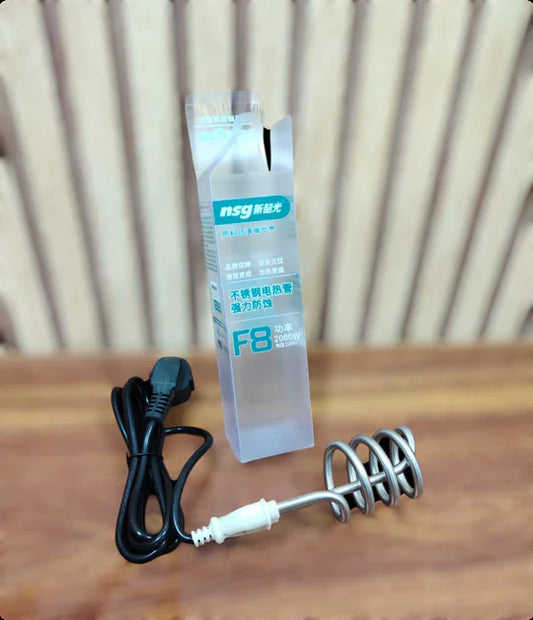 Electric Water Heating Rod 2000W | Safe, Shockproof & Fast Water Heater | With Box