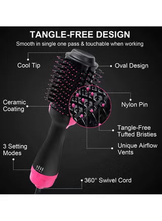 One Step Hot Air Brush 3 in 1