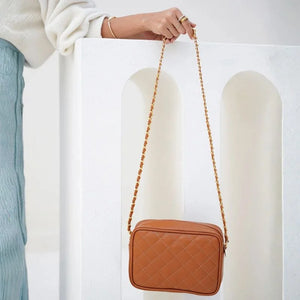 Brown  Leather Handbag for Girls & Women | Stylish Shoulder & Crossbody Bag | Daily Use & Gift