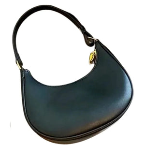 Black Luxury Fashion Hand Bag for Girls & Ladies | Stylish Shoulder & Crossbody Bag | Long Strap