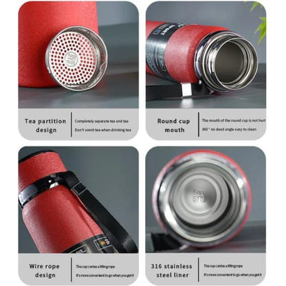 Digital Smart Vacuum 800ml Water Bottle | Stainless Steel Insulated Sports Bottle with LED Temperature Display