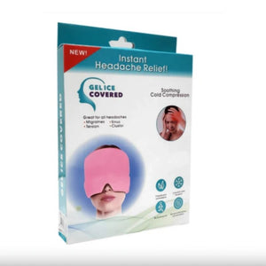 Headache Relief Cap | Hot & Cold Gel Therapy for Migraine, Tension & Puffy Eyes