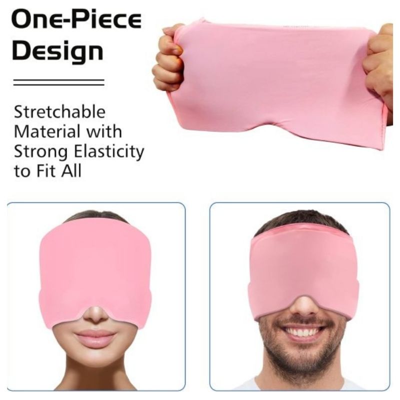 Headache Relief Cap | Hot & Cold Gel Therapy for Migraine, Tension & Puffy Eyes