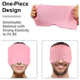 Headache Relief Cap | Hot & Cold Gel Therapy for Migraine, Tension & Puffy Eyes