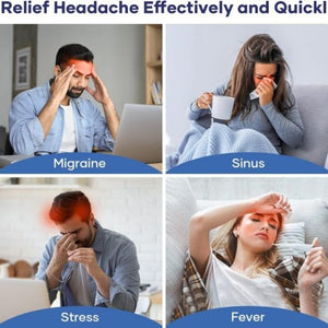 Headache Relief Cap | Hot & Cold Gel Therapy for Migraine, Tension & Puffy Eyes