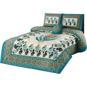 Sigma 4Pcs Cotton Printed Bedsheet Set | Soft, Breathable & Durable Bedding