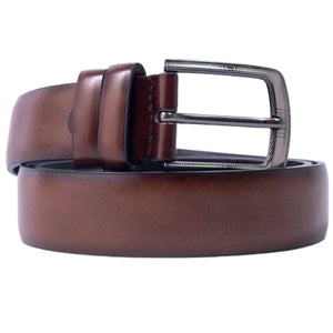 Light Brown Imported Belt | Premium Matt Finish Strap with Elegant Metal Buckle for Formal & Casual Wear