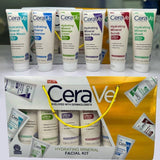 CeraVe Hydrating Mineral Facial Kit | 6 Step Skincare Set with Ceramides, Hyaluronic Acid & Niacinamide (100ml Each)