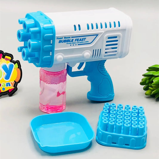 Bazooka Bubble Water Gun | 36-Hole Automatic Bubble Maker for Kids