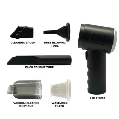 3-in-1 Vacuum Cleaner, Duster & Air Blower