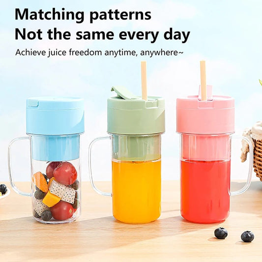 Crusher Juicer 2-in-1 Mini Blender | USB Rechargeable | 6-Blade