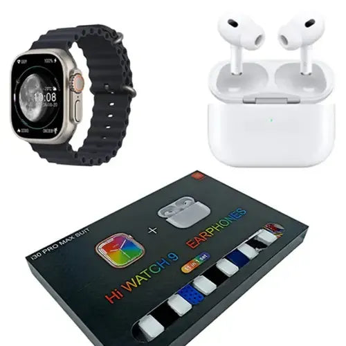 i30 Pro Max Suit Smart Watch & Earbuds Combo