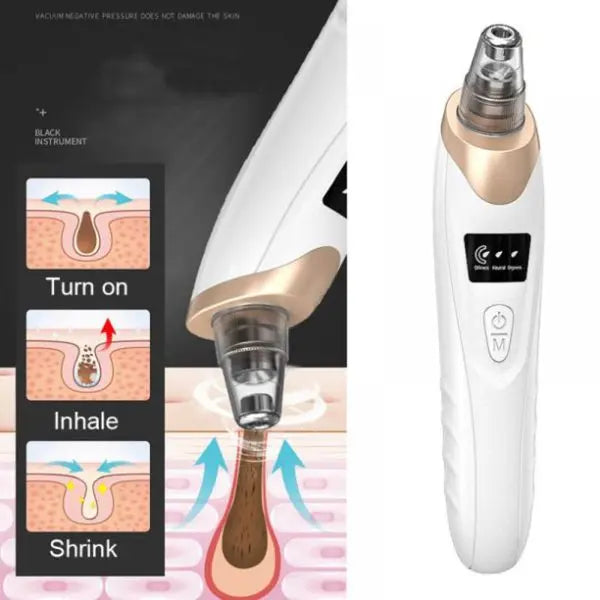 Hunt PK 5-in-1 Blackhead Removal Machine with LED display
