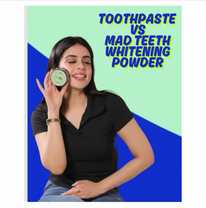 Mad Dental Care Teeth Whitening Powder – Dentist Approved | Natural Enamel-Safe Formula for Bright Smile