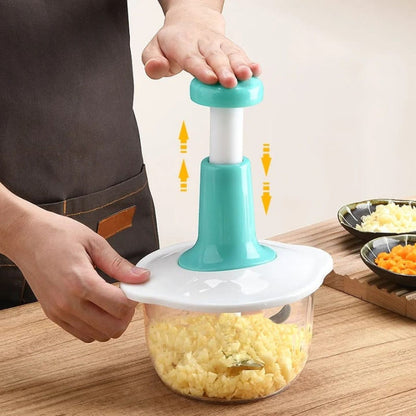 Manual Hand Push Chopper | Vegetable Chopper