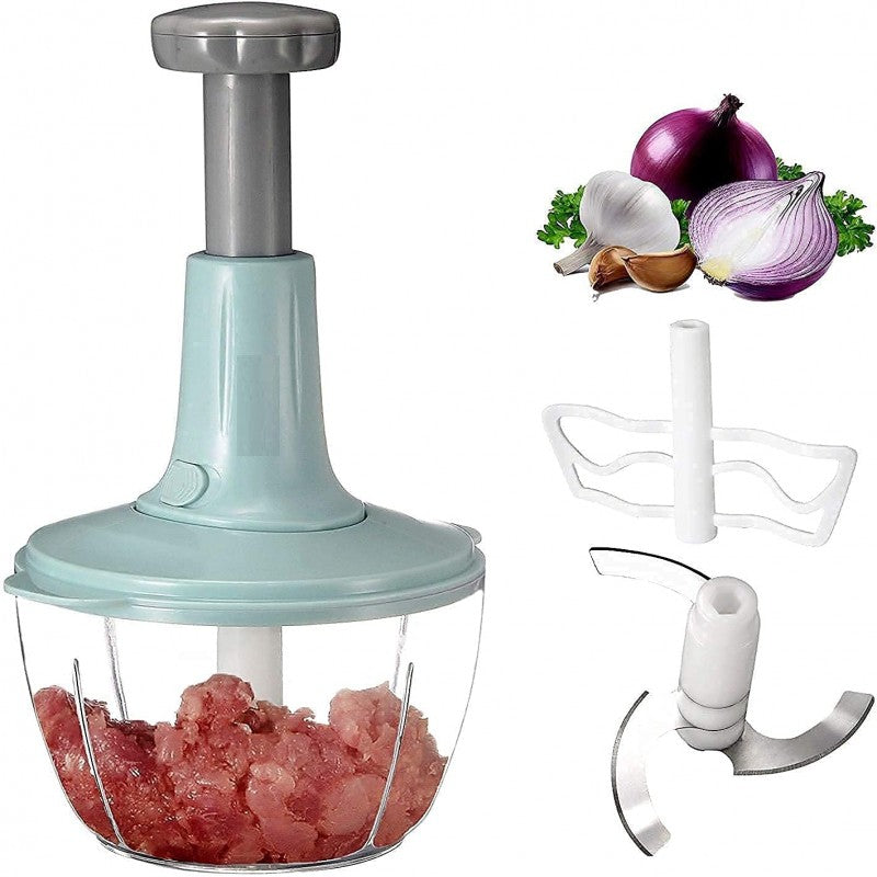 Manual Hand Push Chopper | Vegetable Chopper
