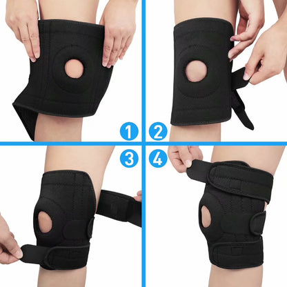 how to use open patella knee brace. Hunk PK
